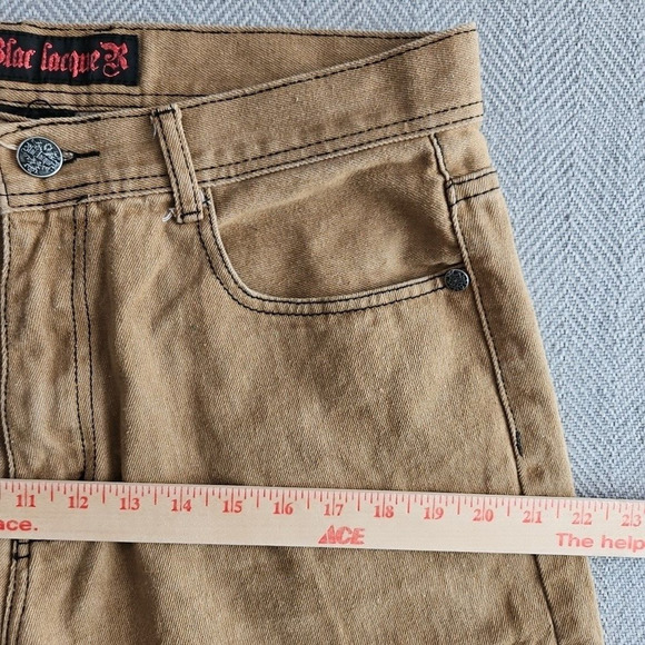 Blac Lacquer Straight Stretch Denim Gray Jeans No Tag measured Size 35x30 - Picture 15 of 16